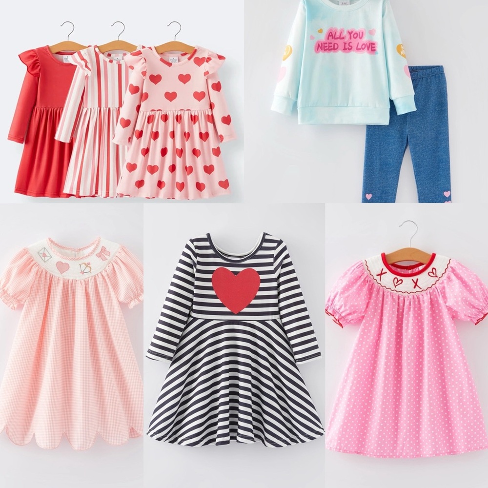 Brand New 8 Piece Lot Girls 7 Boutique Clothing $203 retail